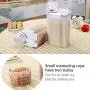 Réservoir à Riz AOLVO 2kg, 3 Pièces Contenants Airtight pour Céréales/Riz, Cylindre de Rangement en Graines Épais Transparent avec Bouchon et Tasse Mesurante (3 pièces) Réservoir à Riz AOLVO 2kg, 3 Pièces Contenants Airtight pour Céréales/Riz, Cylindre de Rangement en Graines Épais Transparent avec Bouchon et Tasse Mesurante (3 pièces)