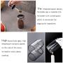 Rolin Roly 3 Models Spice Jars Glass Seasoning Storage Container Set Condiment Pots with Lids Clear for Kitchen Salt Sugar and Ketchup Canning Jar