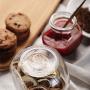 Glass Storage Jar Kitchen Sealed Food Grains Storage Bottle Tea Milk Powder Coffee Seal Storage Cans DELICATEWNN (Capacity : 650ml1)