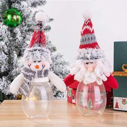Vosarea Christmas Candy Gift Box Party Candy Sweet Jar Xmas Candy Gift Jar with Doll