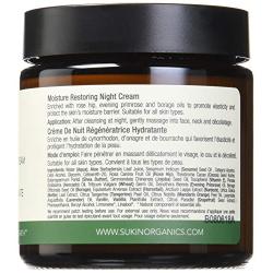 Sukin Organics Moisture Restoring Night Cream, 4.06 Fl. Oz.