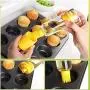 Pinceaux BBQ JUSTDOLIFE pour Badigeonner, Brosse à Huile en Silicone Résistante à la Chaleur pour Cuisson, Grillades, Cuisson au Four.