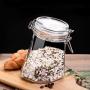 Glass Sealed Jars, Moisture-Proof Kitchen Food Containers, Storage Of Spices/Kimchi/Oatmeal/Coffee Beans