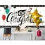 JUSTDOLIFE Graduation Banner Decorative Party Banner Wall Backdrop for Photography Prop