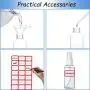 Spray Bottles, 4 Pack 4oz/100ml Clear Empty Plastic Travel Fine Mist Sprayer Bottle, Refillable and Portable Container for Essential Oil and Perfume - include 2pcs Funnels and 24pcs Labels Spray Bottles, 4 Pack 4oz/100ml Clear Empty Plastic Travel Fine Mist Sprayer Bottle, Refillable and Portable Container for Essential Oil and Perfume - include 2pcs Funnels and 24pcs Labels