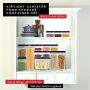 DW?LLZA KITCHEN Airtight Food Storage Containers with Lids ? 6 Pieces All Same Size - Pantry Container for Spices, Candy, Nuts, Coffee and Tea, Clear Plastic BPA-Free, Keeps Food Fresh & Dry