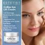 Caffeine Infused Coffee Eye Lift Cream - Reduces Puffiness, Brightens Dark Circles, & Firms Under Eye Bags - Anti Aging, Wrinkle Fighting Skin Treatment