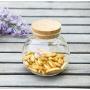Daliuing Glass Kitchen Storage Jars Airtight Storage Containers with Wooden Lid