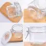 Bouteilles en verre Betrome 8 oz avec joint en caoutchouc, petits contenants en verre à couvercle rabattable pour cuisine, salle de bain, rangement polyvalent (12 pièces) Bouteilles en verre Betrome 8 oz avec joint en caoutchouc, petits contenants en verre à couvercle rabattable pour cuisine, salle de bain, rangement polyvalent (12 pièces)
