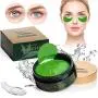 Grüner Tee Matcha Gesichtsmaske, 30 Paar Kollagenpflaster zur Faltenreduktion, Anti-Aging, Augenringe, Schwellungen und müde Haut – Gesichtspflegegel Pads zur Behandlung von dunklen Augenringen und lässiger Haut.