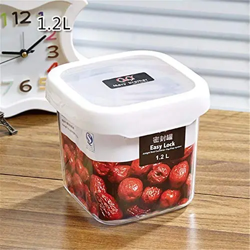 Bocal de Conservation Alimentaire Kitchen, Récipient en Verre Étanchable pour Cuisine, Jarre de Conserve, Pot de Conserve, Récipient Multi-Usage, 1,2L Bocal de Conservation Alimentaire Kitchen, Récipient en Verre Étanchable pour Cuisine, Jarre de Conserve, Pot de Conserve, Récipient Multi-Usage, 1,2L