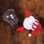 Toyvian 5pcs Christmas Candy Jar Cookie Containers Boxes for Christmas Ornament Holiday Party Decoration Toy (Santa)