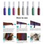 Professioneller Haarfarbe Stark (Vorübergehende Haarfarbe) - Nicht-toxische Salon DIY Haarfärbemittel Mascara (Lila+Blau+Rosa)