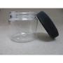 12 PET Plastic 2 Oz Empty Clear Containers Cosmetic Jar Cap Creams Makeup Travel