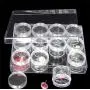 Contenants de Cosmétiques, 16 Pots de Cosmétiques Transparents en Plastique Réutilisables pour Voyage, Remplissage pour Crèmes/Poudres/Maquillage Minéral – Bouteilles de Cosmétiques (5g/5ml) Contenants de Cosmétiques, 16 Pots de Cosmétiques Transparents en Plastique Réutilisables pour Voyage, Remplissage pour Crèmes/Poudres/Maquillage Minéral – Bouteilles de Cosmétiques (5g/5ml)