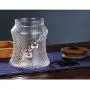 KUKI 3D Tin Flower Glass Hammer Pattern Tea Seal Canister Jar with Lid Storage/Tea Containers/Tea Pot/Tea Candy/Coffee Bean Storage/Business Wedding Gifts