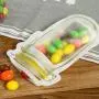 Agelloc 3pcs Mason Jar Zipper Bags Food Storage Snack Sandwich Ziplock Freezer Bags Reusable Airtight Seal Food Storage Bags Leakproof Food Saver Bags for Travel Camping Work School Home Traveling Agelloc 3pcs Mason Jar Zipper Bags Food Storage Snack Sandwich Ziplock Freezer Bags Reusable Airtight Seal Food Storage Bags Leakproof Food Saver Bags for Travel Camping Work School Home Traveling