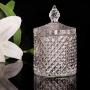 AXTG Candy Jar,Storage Canisters Lid Kitchen Gift Candy Airtight Glass Storage Tank Cookies Food Storage,A