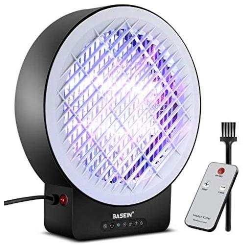 Mosquito Bug Zapper, Mosquito Killer UV Insect Killer Lamp Electronic Insect Killer for Indoor, Timing and Remote Control Mosquito Killer with Drawer for Mosquito Carcass