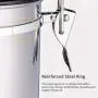 Contenitore en Acier Inoxydable Étanch pour Cuisine Funarrow - Beau pour Comptoir, Beans, Fruits Secs, Conteneur de Granulés Divers Contenitore en Acier Inoxydable Étanch pour Cuisine Funarrow - Beau pour Comptoir, Beans, Fruits Secs, Conteneur de Granulés Divers