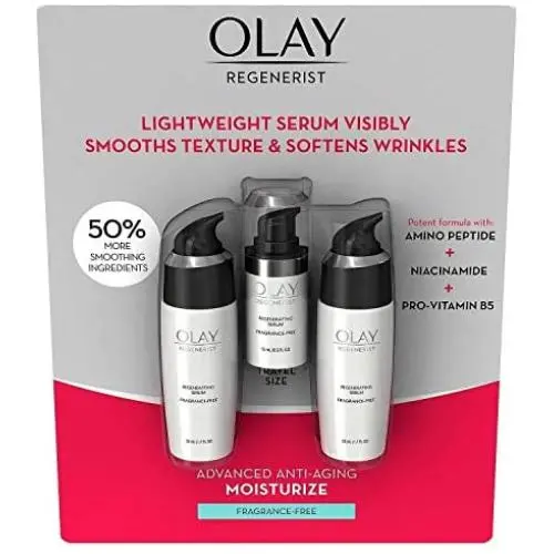 OLAY 1144883 Regenerist Serum 2-1,7 oz. + Mini 0,5 oz.

OLAY Regenerist Serum 2-in-1,7 oz. + Mini 0,5 oz.