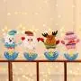 Bouteille en plastique décorative d’elfe, de Père Noël, de bonhomme de neige, ustensiles de cuisson de Noël, pot à bonbons, décoration de bureau, ornement de Noël. Bouteille en plastique décorative d’elfe, de Père Noël, de bonhomme de neige, ustensiles de cuisson de Noël, pot à bonbons, décoration de bureau, ornement de Noël.