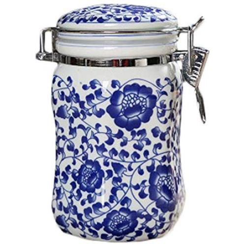 Exquisite Storage Jars Ceramic Pots Tea Coffee Canisters A07