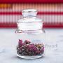 YL LY All Glass Storage Tank Glass Sealed Jar Dried Fruit Jar Large Milk Powder Jar Sugar Bowl Kitchen Supplies 750Ml