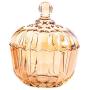 Pumpkin Shape Glass Apothecary Jar Candy Jar Wedding Candy Buffet Jars Crystal Food Jar with Lid