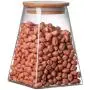 Bouteille en verre carrée UPKOCH 950ml pour Stockage Alimentaire, Graines, Thé, Café, Récipient Hermétique Bouteille en verre carrée UPKOCH 950ml pour Stockage Alimentaire, Graines, Thé, Café, Récipient Hermétique