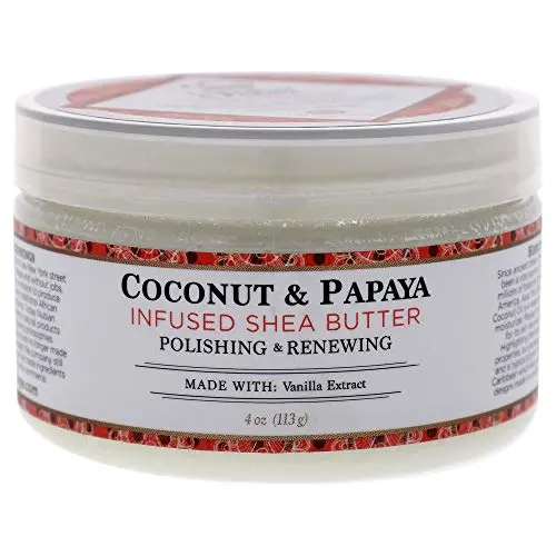 Baume corporel Shea Huile de Karité, Coco et Papaye, 4 oz Baume corporel Shea Huile de Karité, Coco et Papaye, 4 oz