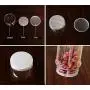 100Pcs 3.5cm/1.4inch Round Self-adhesive Pressure Sensitive Pads Foamed PS Safety Sealers Tamper Resistant Cap Seal Liners for Cosmetic Jar Bottle Case Sealing 100Pcs 3.5cm/1.4inch Round Self-adhesive Pressure Sensitive Pads Foamed PS Safety Sealers Tamper Resistant Cap Seal Liners for Cosmetic Jar Bottle Case Sealing