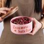 Food Storage Jar, Fashion Color Ceramic Food Storage Containers with Bamboo Lid, Portable Airtight Kitchen Canister for Coffee Bean, Nuts, Tea and More (Coffee color)