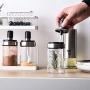 Limited Promotion Cover Glass Potes Jar Spice With A Spoon Seasoning Bottle Moisture Proof Salt Tank Pot Kitchen Sealed,1pc Bottle