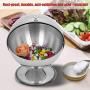 Tool Parts 1 PC Stainless Steel Spherical Seasoning Bottle Seasoning Jar Restaurant Kitchen Spice Storage Container Bowl