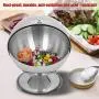 Tool Parts 1 PC Stainless Steel Spherical Seasoning Bottle Seasoning Jar Restaurant Kitchen Spice Storage Container Bowl