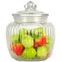 PPLK Glass Storage Tank Kitchen Transparent Dried Fruit Miscellaneous Grains Jar Tea Storage Bottle Food Sealed Cans,Clear,M PPLK Glass Storage Tank Kitchen Transparent Dried Fruit Miscellaneous Grains Jar Tea Storage Bottle Food Sealed Cans,Clear,M