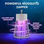 BUZZBGONE Zap – Elektrischer Mückenvernichter für Drinnen | Funk-UV-Killer für Mücken, Insekten, Fliegen und Fliegenpilz | Tragbarer Zapper für Drinnen und Terrassen | Elektronische Glühbirnensonde inklusive