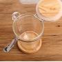Kitchen Food Storage Jar Airtight Food Storage storage jar, Coffee Bean Sealed Can Plastic Food Transparent Jar (Size : 950ml)