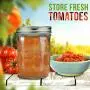 Ball Wide Mouth Mason Jars 16 oz Bundle with Non Slip Jar Opener- Set of 4 Half Quart Mason Jars - Canning Glass Jars with Lids