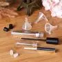 Tube Vide EBOOT 8ml avec Cône pour Crème Eyelash / Eyeliner, Flacon Transparent 7ml avec Joints en Caoutchouc et Kits de Coulage