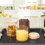 Fecihor Food Storage Canisters set of 3,18 oz / 25 oz / 52 oz, Glass Storage Container with Lid BPA Free Glass Storage Jars for Food Storage & Organization Fecihor Food Storage Canisters set of 3,18 oz / 25 oz / 52 oz, Glass Storage Container with Lid BPA Free Glass Storage Jars for Food Storage & Organization