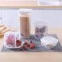 Baiwka Food Storage Container With Lids,Airtight Kitchen Storage Jars,Stackable Durable Kitchen Cereal Container For Dry Fresh Food Storage,BPA Free Dispenser