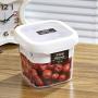 Yl Ly Food Storage Snack Storage Jar Transparent Cover Square Food Sealed Jar Storage Box Snack Storage Tank
