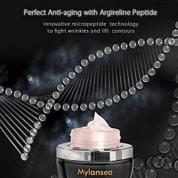 Anti-Aging Face Cream, Mylansea Ultra Hydrating Face Moisturizer with Hyaluronic Acid, Argireline Peptide, Jojoba Oil, Collagen to Smooth Wrinkles and Hydrate Your Skin, 50ml