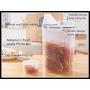 2Kg Kitchen Food Cereal Container Grain Bean Rice Plastic Storage Jars With Pour Kitchen Grains Food Storage Jars New,Transparent