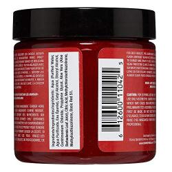 Manic Panic Vampire’s Kiss Hair Dye – Classic High Voltage - Semi Permanent Hair Color - Medium Red with Bright Pink Undertones - For Dark & Light Hair - Vegan, PPD & Ammonia-Free - For Hair Coloring