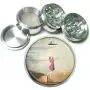 Umbrella Girl Vintage Traveler Aluminum Tobacco Herb Spice Grinder