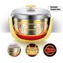 ROLL Cuisine Yogurt Maker, Automatic Digital Yogurt Maker Machine with Set Temperature, Includes Reusable Glass Jars for Instant Storage