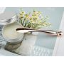 Lisapack 2PCS Metal Eye Cream Applicator Wand Stick, Massager Tool for Facial Massage, Reduce Puffiness (Rose Gold)